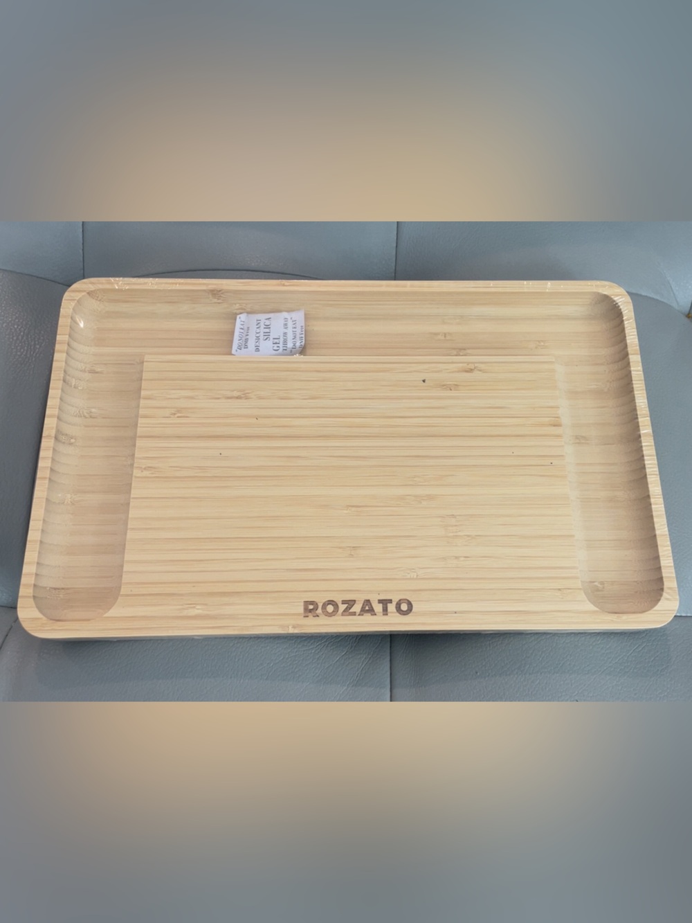 NWT Natural Bamboo Wood Charcuterie Cutting Board